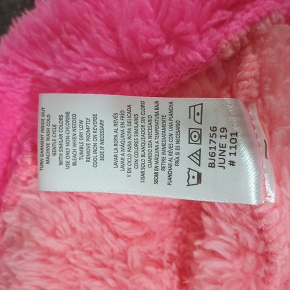 See updated listing Johnson FauxFur Fuzzy Kitten Hooded Jacket two tone Coral - Picture 7 of 9